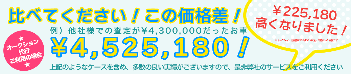 車を高く売るなら！オークション代行名古屋なら業界日本一オークション代行システムへ